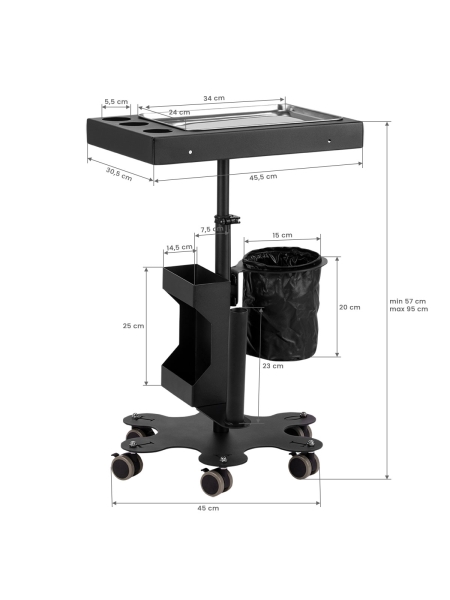 Asystor do tatuażu Pro Ink 716C czarny - 7