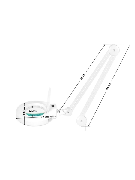 Lampa lupa led S4 + statyw - 4