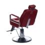 Fotel barberski HOMER BH-31237 Wiśniowy - 9