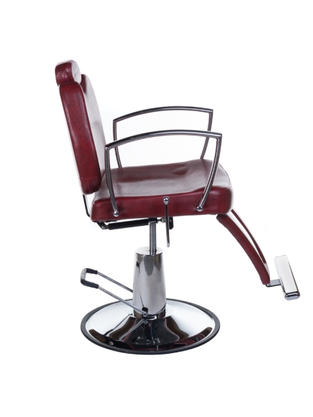 Fotel barberski HOMER II BH-31275 Czerwony - 5