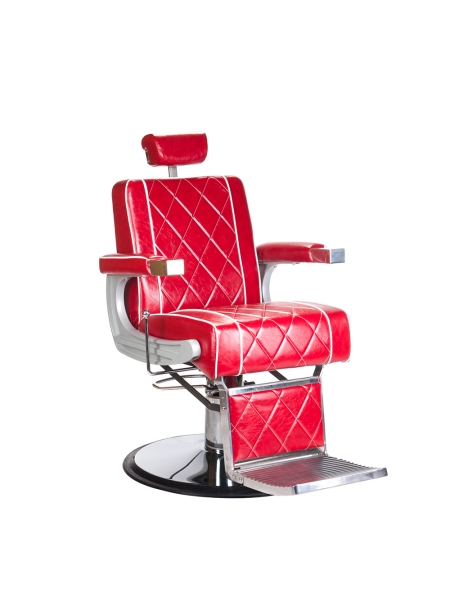 Fotel barberski ODYS BH-31825M Czerwony