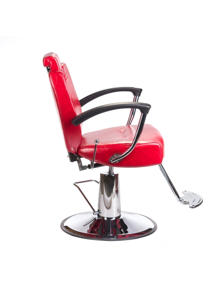 Fotel barberski HEKTOR BH-3208 Czerwony - 6