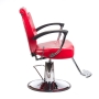 Fotel barberski HEKTOR BH-3208 Czerwony - 7