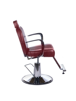 Fotel barberski OLAF BH-3273 Wiśniowy - image 2