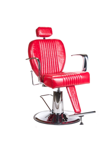 Fotel barberski OLAF BH-3273 Czerwony