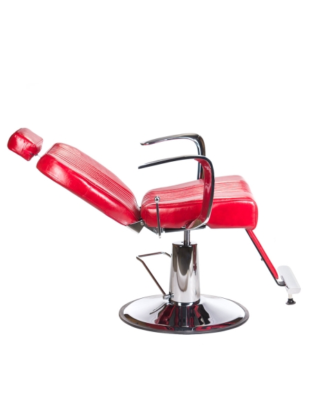 Fotel barberski OLAF BH-3273 Czerwony - 7