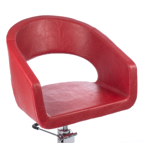 Fotel fryzjerski Paolo BH-8821 czerwony - 2