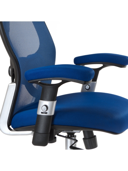 Fotel ergonomiczny CorpoComfort BX-4144 Niebieski - 5