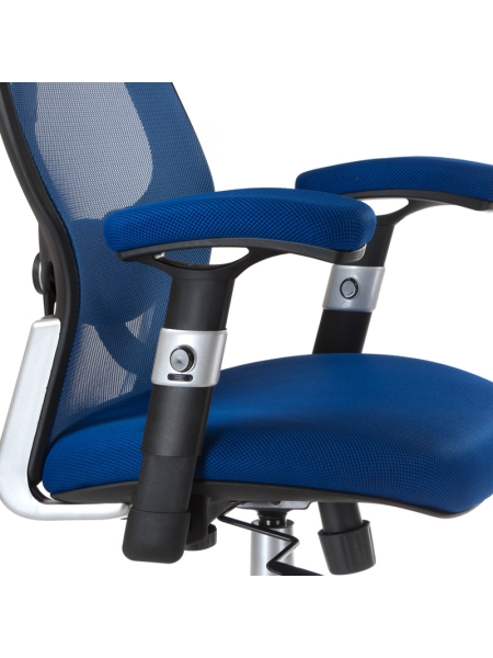 Fotel ergonomiczny CorpoComfort BX-4144 Niebieski - 6