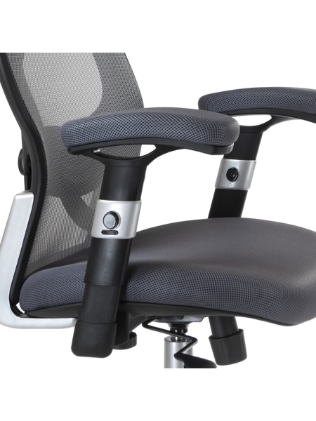 Fotel ergonomiczny CorpoComfort BX-4144 Szary - 6