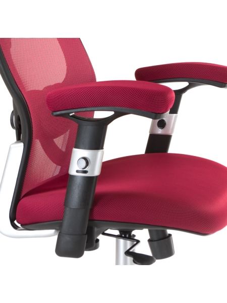 Fotel ergonomiczny CorpoComfort BX-4144 Czerwony - 6