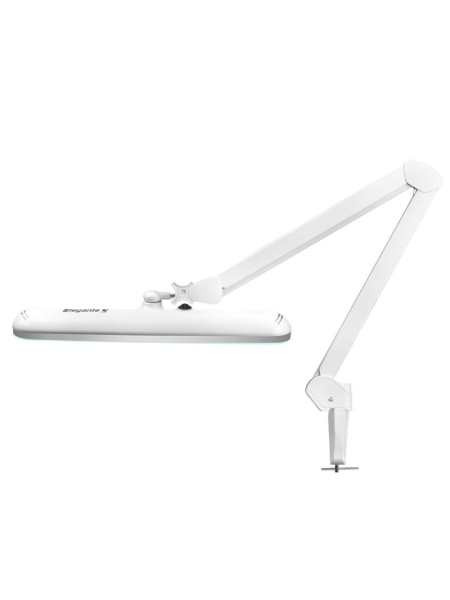 Lampa warsztatowa led Elegante 801-s z imadełkiem standard biała - 2