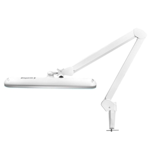 Lampa warsztatowa led Elegante 801-s z imadełkiem standard biała - image 2