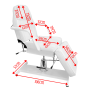 Fotel kosmetyczny CLASSIC biały - 4