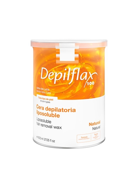 Depilflax 100 wosk do depilacji puszka natural 800 ml