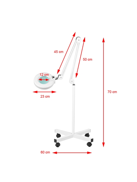 Lampa lupa led S4 + statyw led reg. natężenie światła - 3