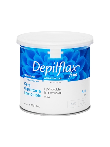 DEPILFLAX WOSK DO DEPILACJI PUSZKA 500ML AZULEN