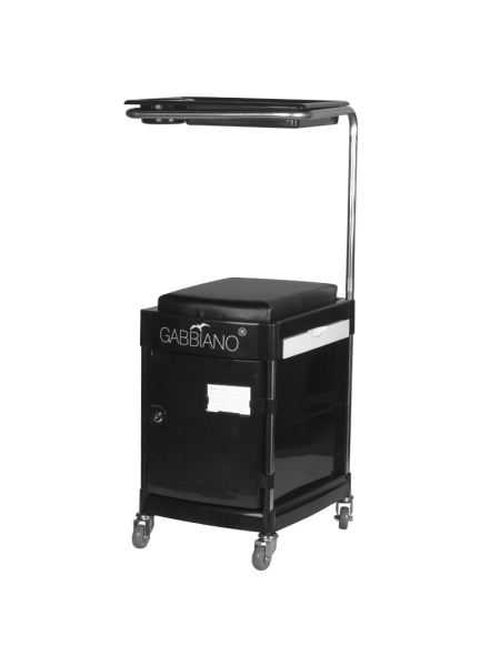 Pomocnik - taboret do pedicure 23 plus czarny