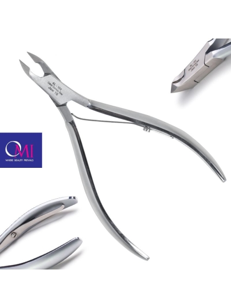 Omi pro-line cążki AL-101 acrylic nail nippers jaw 16/6 mm lap joint - 2