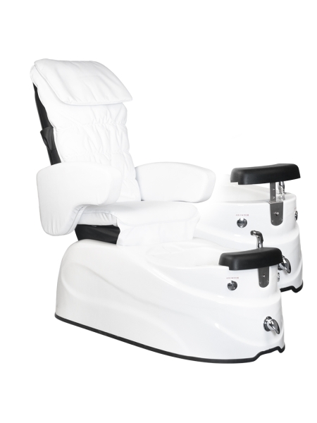 Fotel pedicure spa AS-122 white z funkcją masażu i pompą - 3