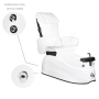 Fotel pedicure spa AS-122 white z funkcją masażu i pompą - 3