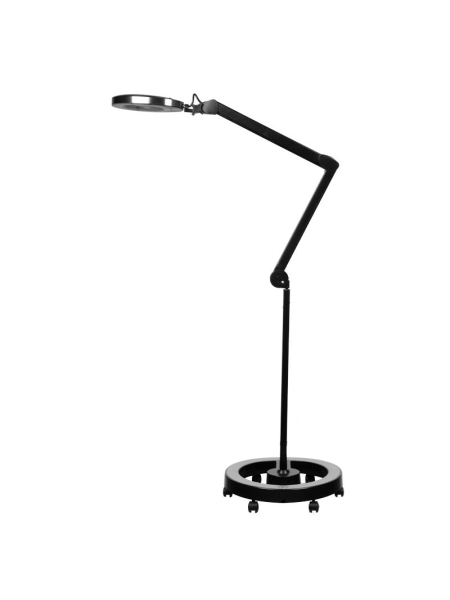 Lampa lupa Elegante 6025 60 led smd 5d black ze statywem - 3