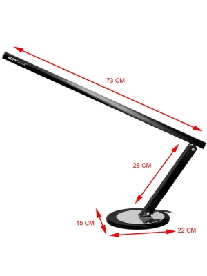 Lampa na biurko Slim 20W czarna - image 2