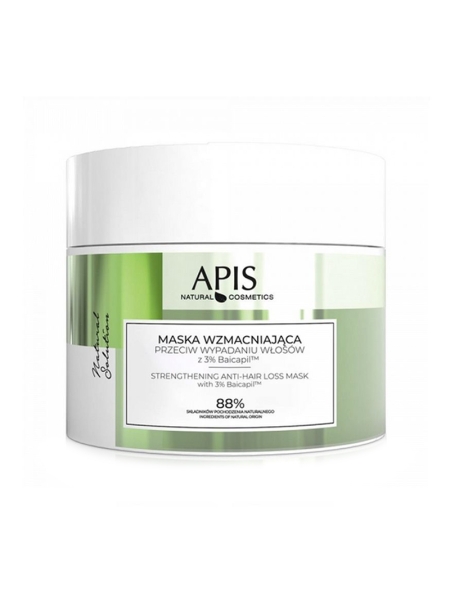 Apis natural solution, maska wzmacniająca przeciw wypadaniu włosów z 3% baicapil, 200 ml