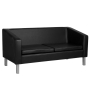 Gabbiano sofa do poczekalni BM18003 czarna - 2