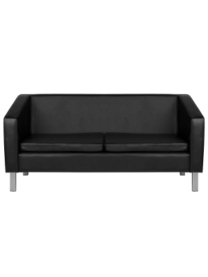 Gabbiano sofa do poczekalni BM18003 czarna - image 2