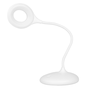 Lampka ring led snake na biurko biała - image 2