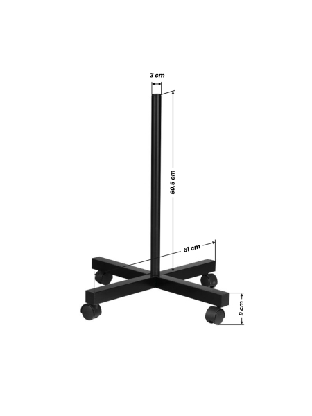 Lampa lupa S4 + statyw czarna - 5