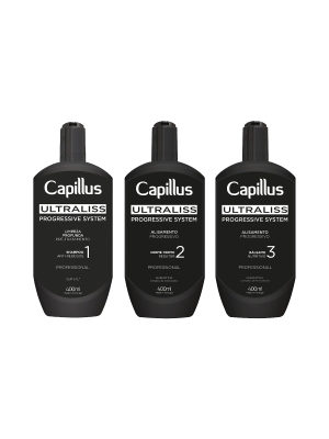 Capillus ultraliss nanoplastia, zestaw do zabiegu nanoplastii, 3x400 ml