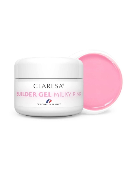 CLARESA BUILDER GEL Milky Pink -15 g