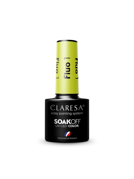 CLARESA lakier hybrydowy FLUO 1 -5g - 3