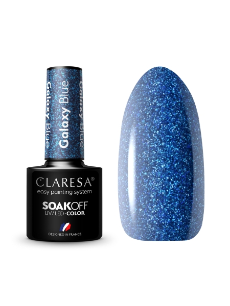 CLARESA Lakier hybrydowy Galaxy Blue 5g