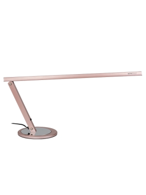 Lampa na biurko Slim led różowe złoto - image 2