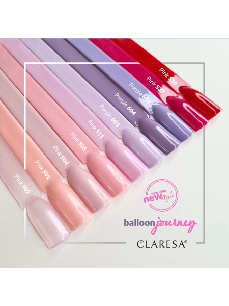 CLARESA Lakier hybrydowy PINK 504 -5g - 2