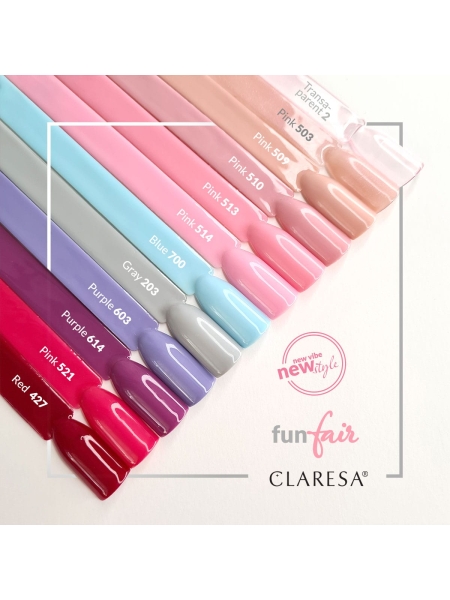 CLARESA Lakier hybrydowy PINK 510 -5g - 2