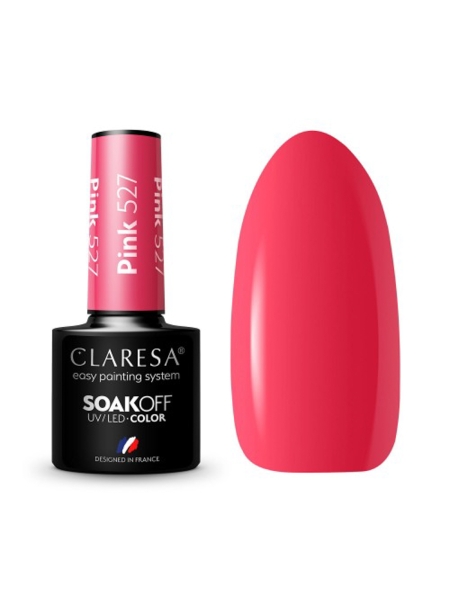 CLARESA Lakier hybrydowy PINK 527 -5g