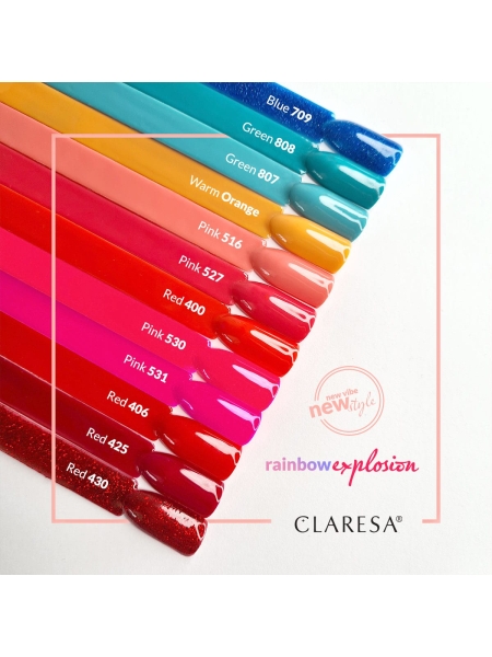 CLARESA Lakier hybrydowy PINK 527 -5g - 2