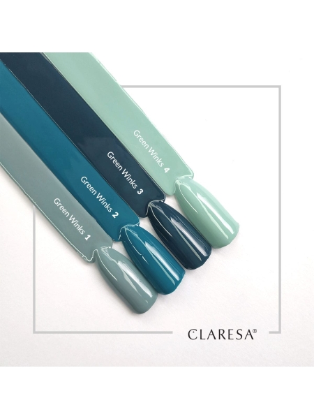 CLARESA lakier hybrydowy GREEN WINKS 1 -5g - 2