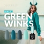 CLARESA lakier hybrydowy GREEN WINKS 2 -5g - 4