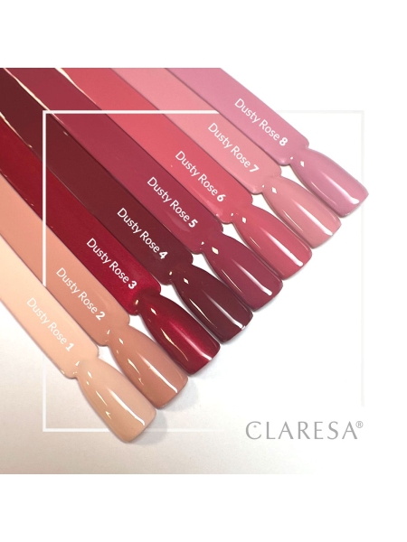 CLARESA Lakier hybrydowy DUSTY ROSE 1 -5g - 2