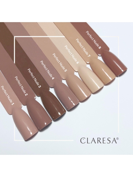 CLARESA Lakier hybrydowy PERFECT NUDE 1 -5g - 3