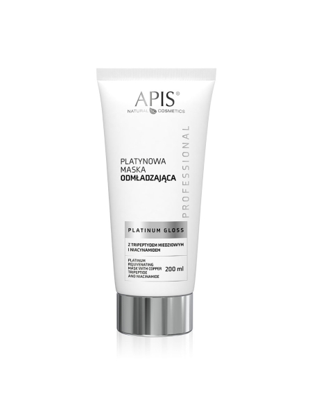 Apis platinum gloss platynowa maska odmładzająca z tripeptydem miedziowym i niacynamidem 200 ml