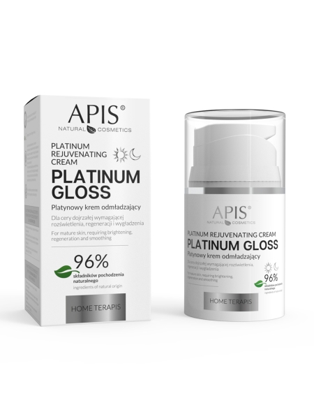 Apis home terapis platinum gloss platynowy krem odmładzający 50 ml