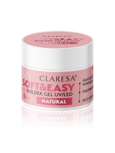 Claresa żel budujący Soft&Easy gel natural 90g - 4