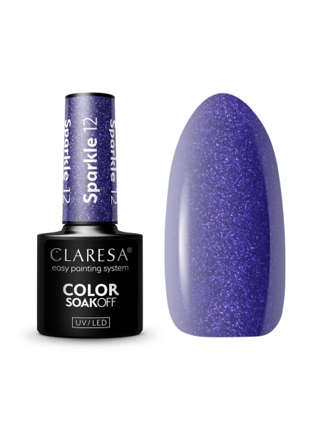 CLARESA Lakier hybrydowy SPARKLE 12 -5g