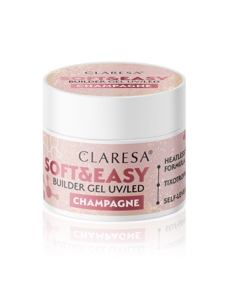 Claresa żel budujący Soft&Easy gel champagne 12g